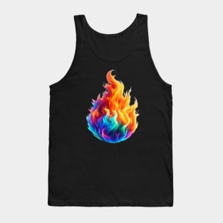 Blue Burn, Colour Fire Tank Top